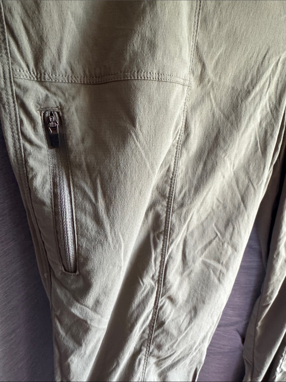 Ascend Olive Utility Travel Trousers - Picture 3 of 5